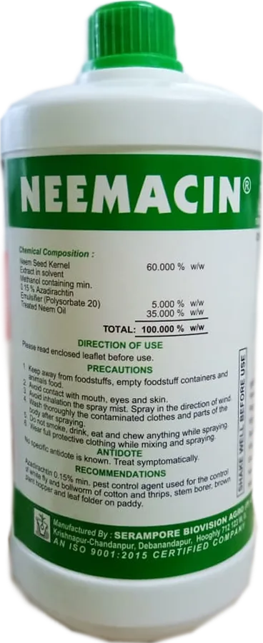 Neemacin bottle